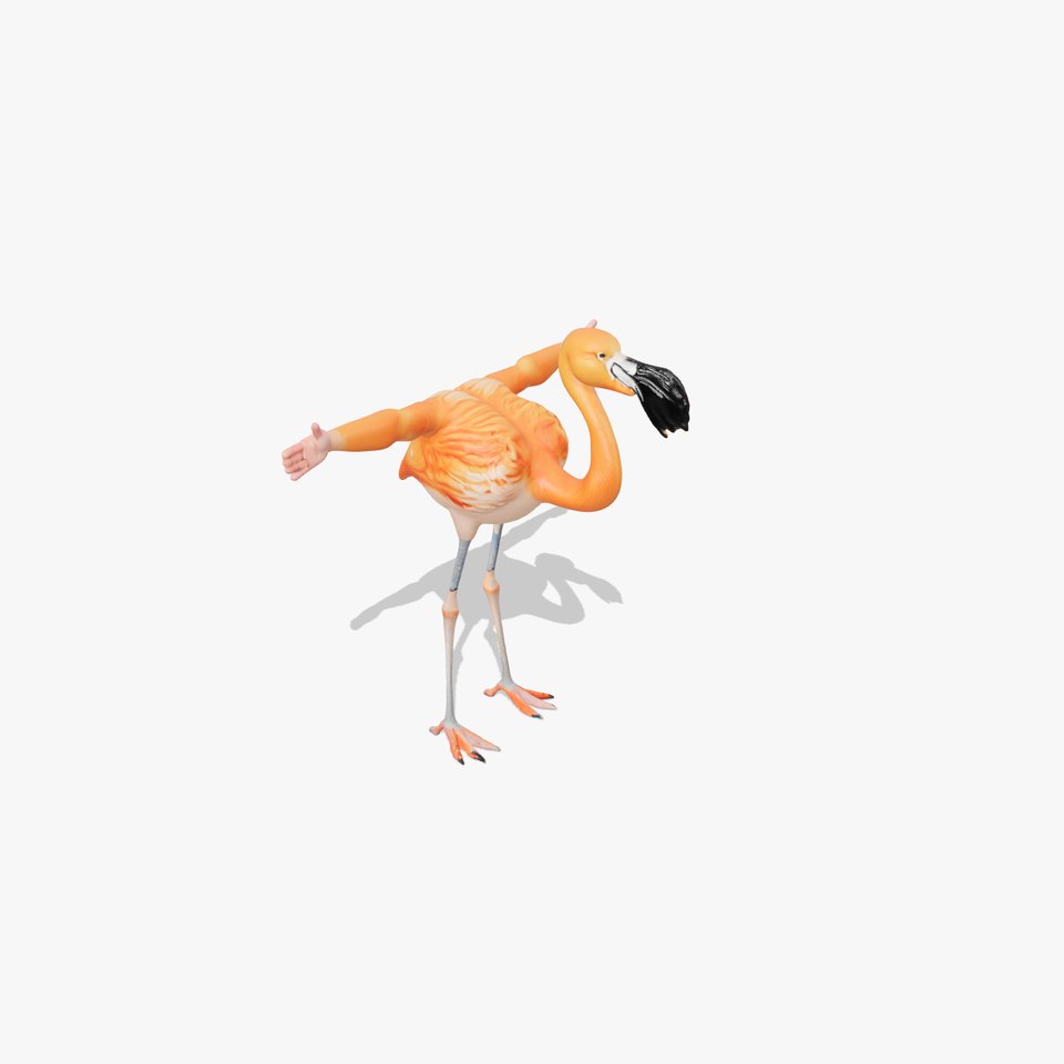 Unique Flamingo Creature model pack